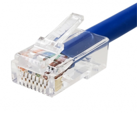IDEAL Industries 86-367J Single Piece RJ45 Connectors, modular, CAT6, 100-pack (jar)-