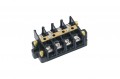 IDEAL Industries 89-505 Terminal Shorting Strip, 4-pole, 22 to 6 AWG-