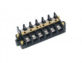 IDEAL Industries 89-507 Terminal Shorting Strip, 6-pole, 22 to 6 AWG-