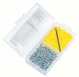 IDEAL Industries 90-051 Flange Anchor Kit, yellow, 6-8-10, #8 x 1" Screws-