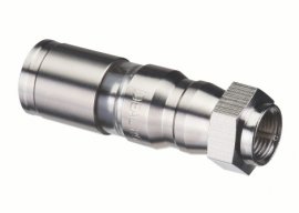 IDEAL Industries 92-212 InSITE RG-11 Plenum F Compression Connectors, 10-pack-