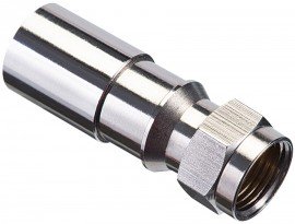 IDEAL Industries 92-650 RTQ&amp;trade; XR RG-6 F Compression Connector, 50-packs-