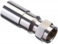 IDEAL Industries 92-656 RTQ&amp;trade; XR RG-6 F Compression Connector, 100-packs-