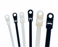 IDEAL Industries IT1_5IMH-C0 Cable Ties with mounting head, 6&quot;, 30 lb tensile strength, UV Black, 100 per bag-