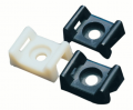 IDEAL Industries IT1SMB-C0 Screw Mounting Base, UV black, #6 screw, 100-pack-