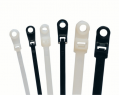 IDEAL Industries IT4LHMH-C0 15&amp;quot; Cable Tie with Mounting Head, 120 lbs, UV black, 100-bag-
