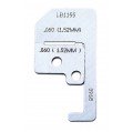 IDEAL Industries LB-1155 Stripmaster Flat Blade Set, 0.060 gap, 18 awg-