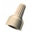 IDEAL Industries WT41-500JR WingTwist<small><sup>&amp;reg;</sup></small> WT41 Wire Connector, tan, 500-jar-
