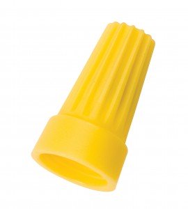 IDEAL Industries WT4-B WireTwist&lt;small&gt;&lt;sup&gt;&amp;reg;&lt;/sup&gt;&lt;/small&gt; WT4 Wire Connector, yellow, 500-bag-