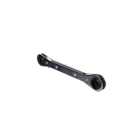 Imperial 124-C Hex and Square Ratchet Wrench with 9/16 and 1/2" hex, and 1/4 and 3/16" square-