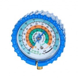 Imperial 451-CB Blue Pressure-Vac Gauge for R134A, R404A, R507 gases-