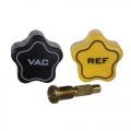 Imperial 601-RK Replacement VAC and REF Knobs with stems for all 600 Series manifolds-