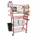 Innovative Tools I-MCPC Paint Prep Cart, 22" x 35" x 67"-