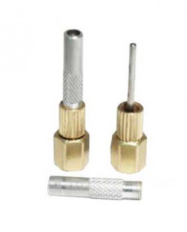 Petersen Products 500/B Gauge Adapter with 1.5&amp;quot; long probe, &amp;frac14;&amp;quot; NPTf, &amp;Oslash;0.125&amp;quot;-