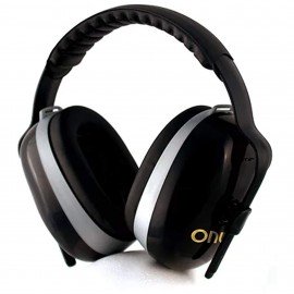 Jackson Safety 20771 H70 Onyx Earmuffs, 23 dB NRR, Headband-