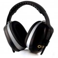 Jackson Safety 20772 H70 Onyx Earmuffs, 26 dB NRR, headband-