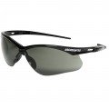 Jackson Safety 50007 Safety Glasses, smoke anti-fog lens, black frame-