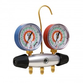 JB Industries 24225 Zeppelin 2-Valve Aluminum Charging Manifold-