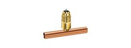JB Industries A31134 Copper Braze Tee Adjustable, 1/4&amp;quot; ODS x 5/16&amp;quot; ODF, 3 pack-