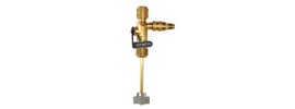 JB Industries A32525SVT Vacuum Rated Valve Core Removal Tool with slide valve side port and torque setting, 1/4&amp;quot;-