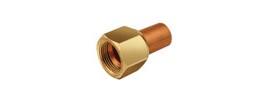 JB Industries A32702 Swivel Female Flare with solder adapter, 1/2 x 1/2&amp;quot;, 4 pack-