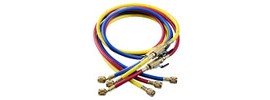 JB Industries CCLV-60 KOBRA Gasket Seal Refrigerant Ball Valve Hose Set with whip ends, 60&amp;quot;, &amp;frac14;&amp;quot; x &amp;frac14;&amp;quot;-