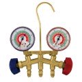JB Industries M2-5-410A-SS 2-Valve Brass Manifold with 60&amp;quot; Hoses-