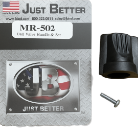 JB Industries MR-502 Ball Valve Manifold Handle and Screw-