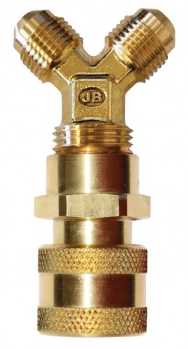JB QC-206 Y-FORCE Dual High Speed Quick Coupler Connector, &amp;frac38;&amp;quot;-