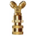 JB QC-206 Y-FORCE Dual High Speed Quick Coupler Connector, &amp;frac38;&amp;quot;-