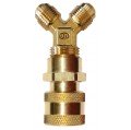 JB QC-208 Y-FORCE Dual High Speed Quick Coupler Connector, &amp;frac12;&amp;quot;-