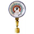 JB QC-G460 Quick Connect Single Test Low Pressure Compound Gauge, blue compound (R22, R410A, R404A), 2-1/2&amp;quot;-