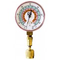 JB QC-G465 Quick Connect Single Test High-Pressure Side Gauge, red pressure (R22, R410A, R404A), 2-1/2&amp;quot;-