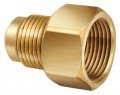 JB UR3-86 Flare Adapter with copper gasket, &amp;frac12;&amp;quot; female flare X &amp;frac38;&amp;quot; male flare-