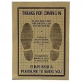 JohnDow PFM-500 Disposable Car Floor Mats, 16 x 22", 500-pack-