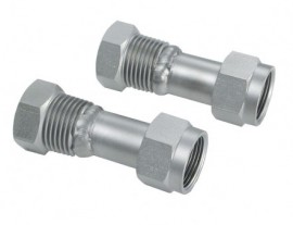 Julabo 8891605 Threaded Adapters, M16x1 F x 0.25&quot; F, 2-pack-