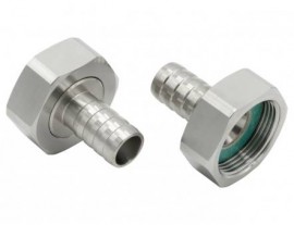 Julabo 8890045 Female to Barbed Fitting Adapters, 0.25", 2-pack-