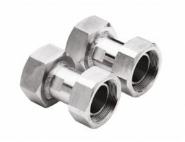 Julabo 8890101 Female to Female Adapters, M38 x 1.5 to 1&quot; NPT, 2-pack-