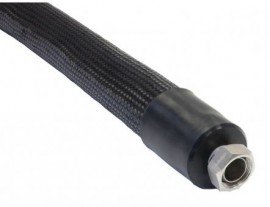 Julabo 8930272 Metal Tubing, 59&quot;, 1 M30 x 1.5 fitting-