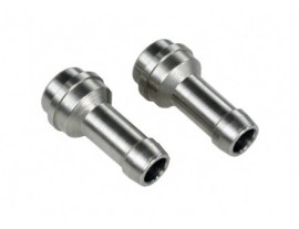 Julabo 8970446 Barbed Fittings, 0.37" outer tube diameter/0.31" inner tube diameter, 2-pack-