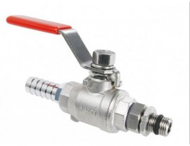 Julabo 8970450 Drain Tap, up to 392&amp;deg;F, for water bath models 4, 6, 12 and 26-