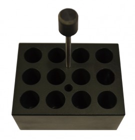 Julabo JRS.4002.08 12 Hole Heater Block for HTP.4 / HTP.5 Block Heaters, 20 mL vials-