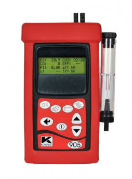 Kane KANE905 Combustion Analyzer Commercial/Light Industrial with O<sub>2</sub>, CO, Pressure-