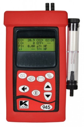 Kane KANE945 Combustion Analyzer with O<sub>2</sub>, CO, PRSR-