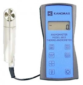 Kanomax 6812-S Velocity/Volume 1" Anemometer-