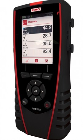 KIMO AMI 310 BASE Multifunction Portable Instrument with 2 input channels-