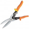 Klein Tools 1302S Long Cut Aviation Snips, Straight-