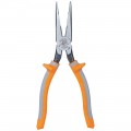 Klein Tools 2038RINS Pliers, Long Nose Side-Cutters, Insulated, 8-Inch-