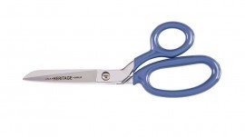 Klein Tools 206LR-P Bent Trimmers with large bottom ring, blue, 7"-