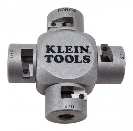 Klein Tools 21051 Large Cable Stripper, 2/0 to 250 MCM strip dimensions-